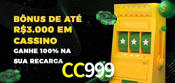 CC999 melhor bônus de depósito