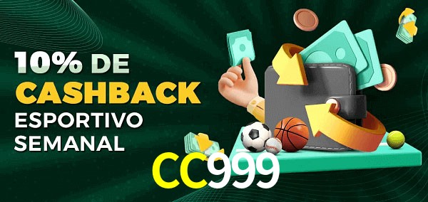 10% de bônus de cashback na CC999